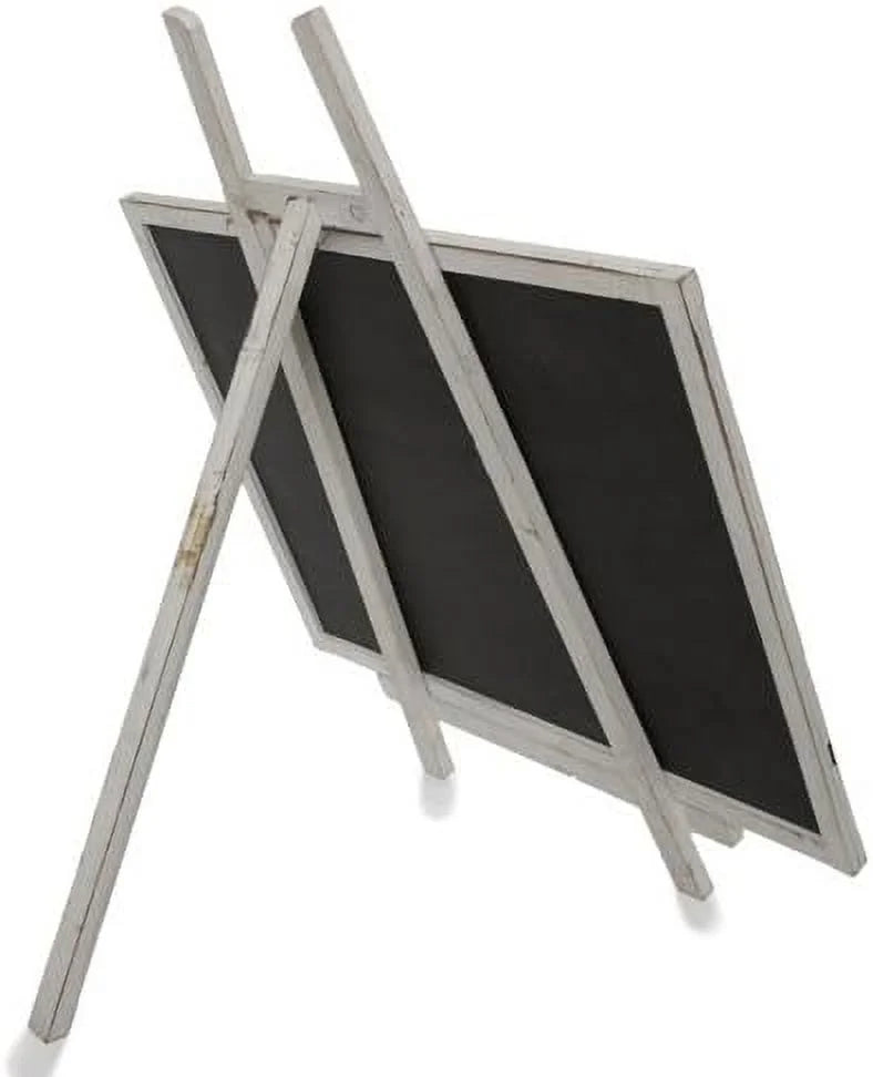 Easel, Wooden With White Chalkboard Worn