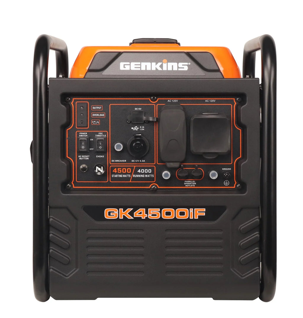 Reduce Frame by 50% Genkins Watt Open 4500 Noise Generator Inverter level Portable