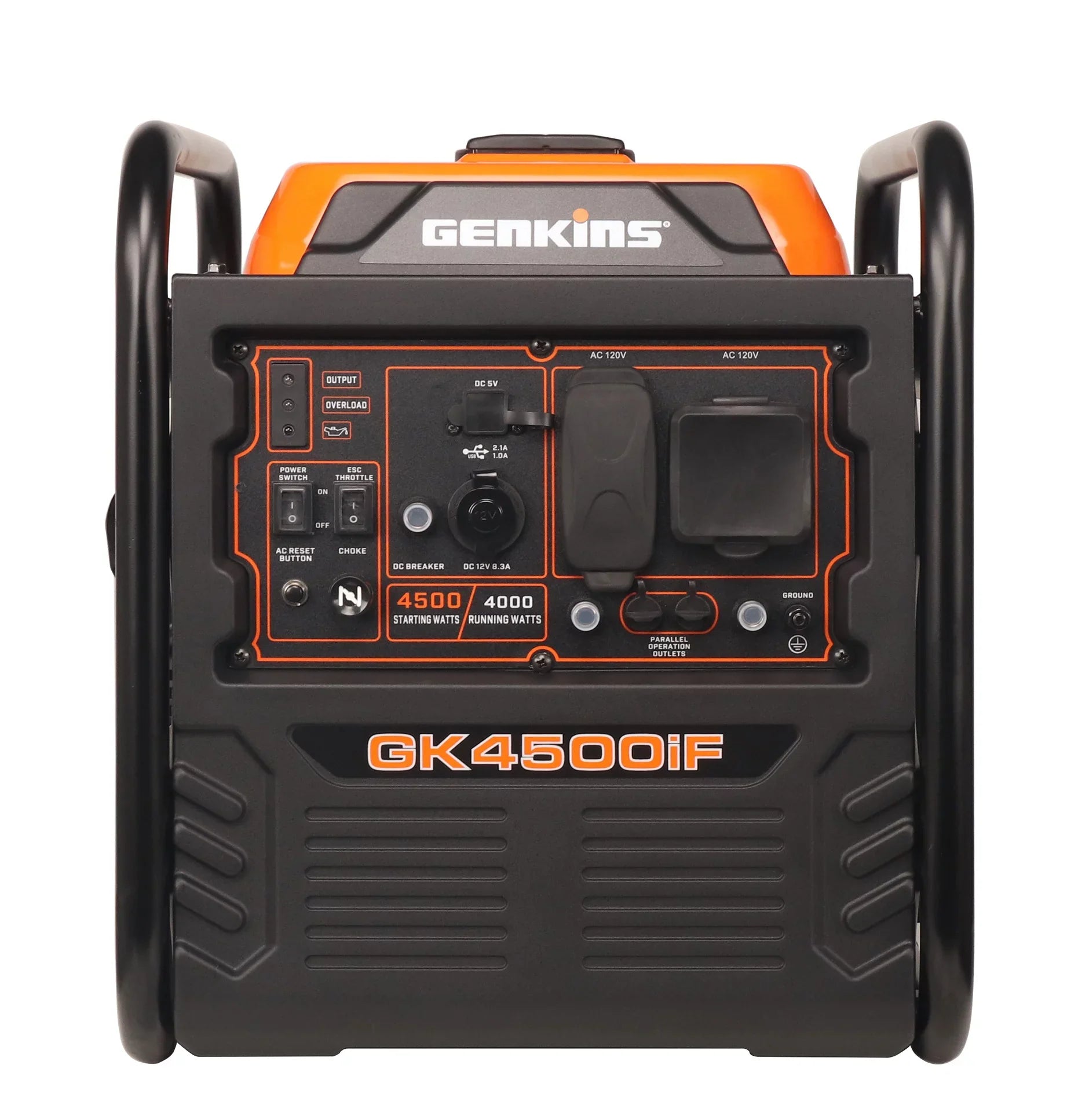 Reduce Frame by 50% Genkins Watt Open 4500 Noise Generator Inverter level Portable