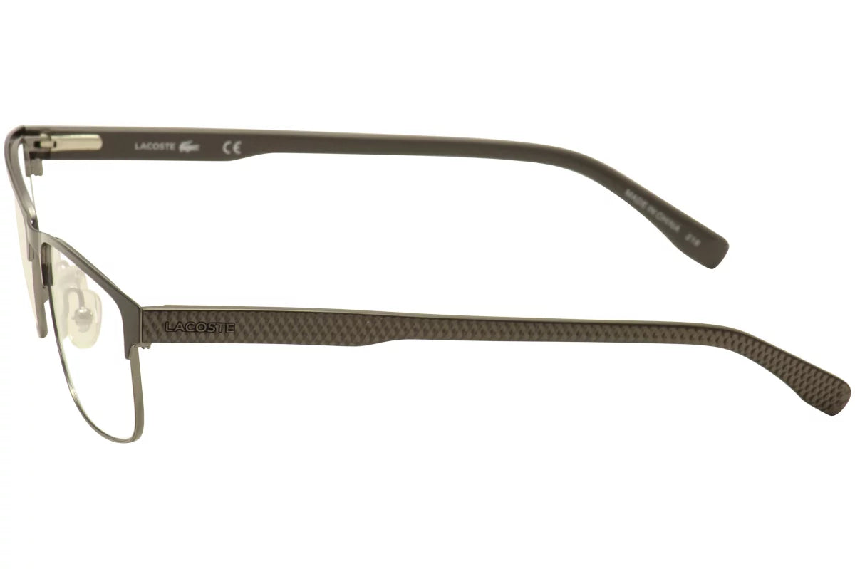 Full L/2217 Eyeglasses Men's 033 Rim L2217 Optical Gunmetal 54mm Lacoste Frame
