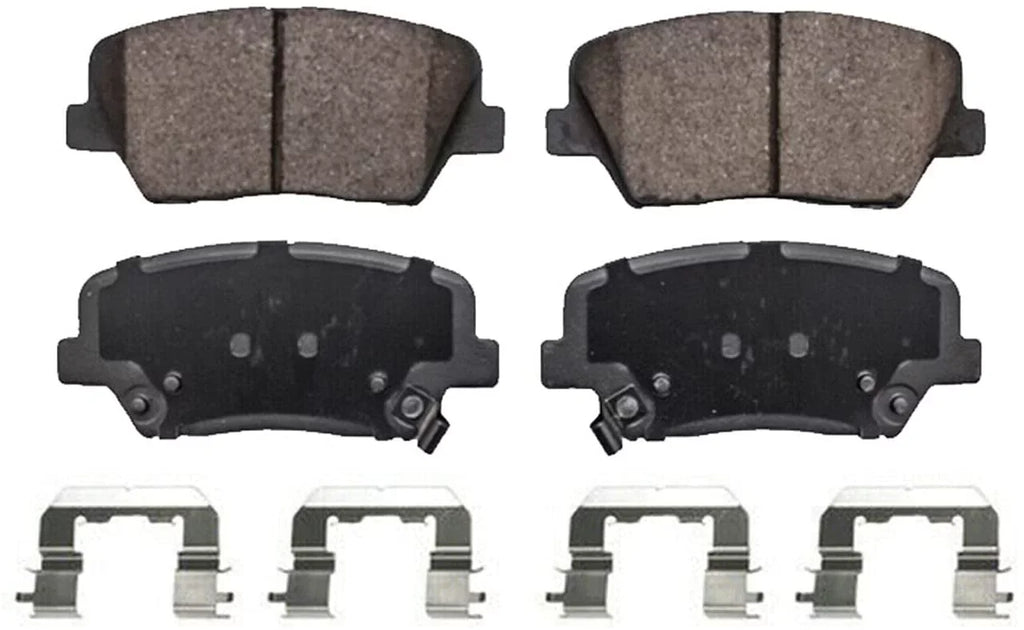 4 - Santa Kia Replacement 2014 2010-2012 Detroit 11-14 Sorento, Front Hyundai Pads 2013 2010 Pads Brake Ceramic Axle Rear and Fe, Brake for 2012 2011