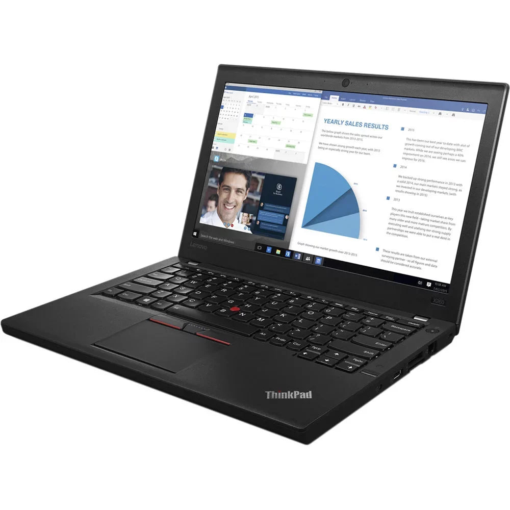 Pro Core 12.5" 2.40 256GB Dent Intel Windows Ram Thinkpad Lenovo 8GB GHz - Laptop X260 i5 10 & Scratch SSD