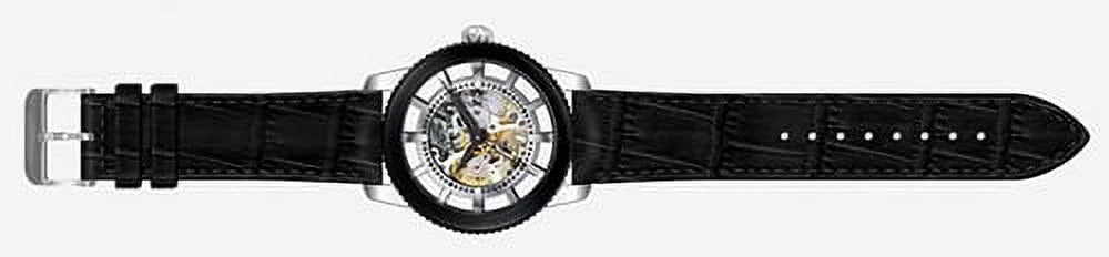 Invicta and Stainless Automatic Steel Watch Leather 23637 'Vintage' Men's