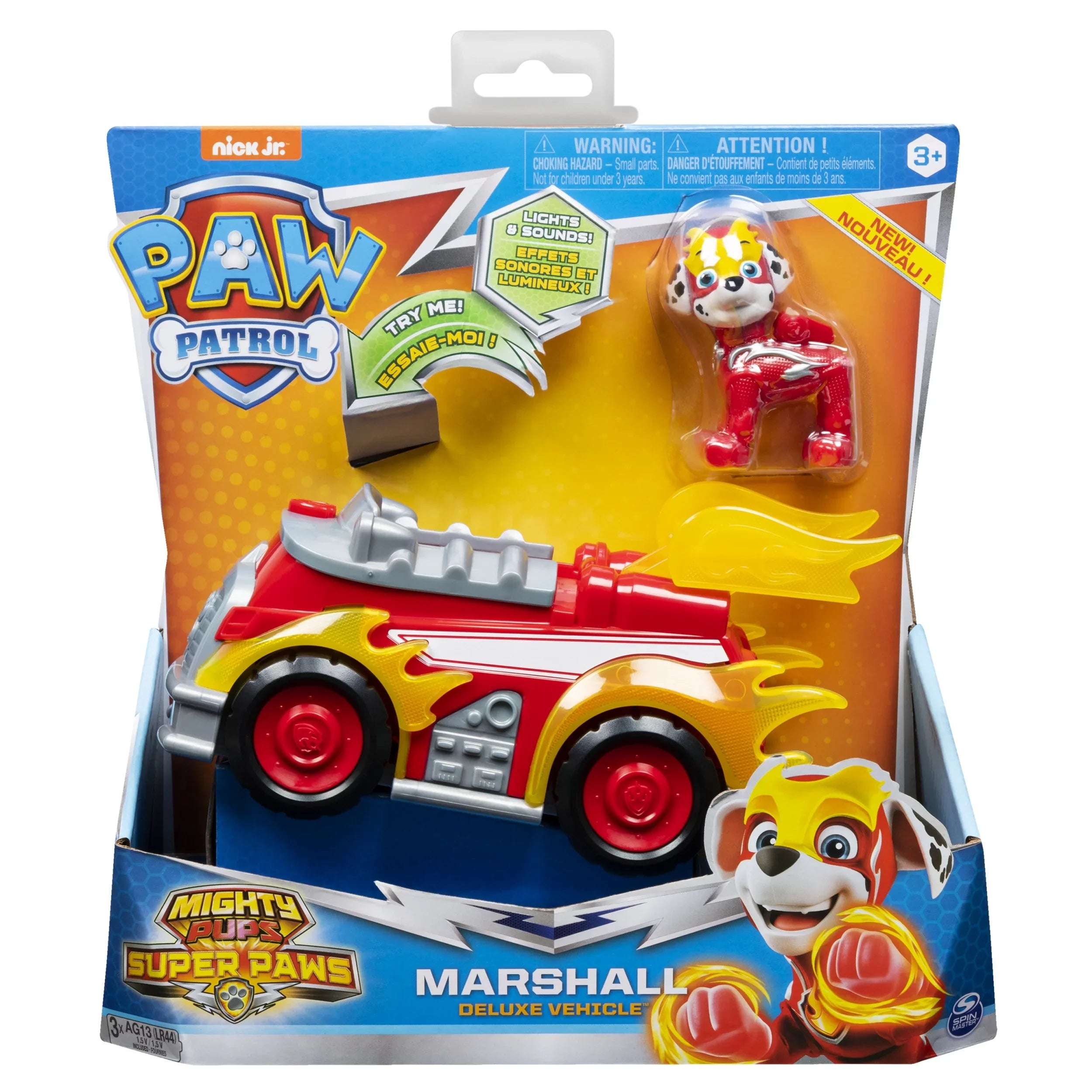 Deluxe PAWs Super Vehicle Marshall¡¯s Lights PAW Patrol, Sounds with and Pups Mighty