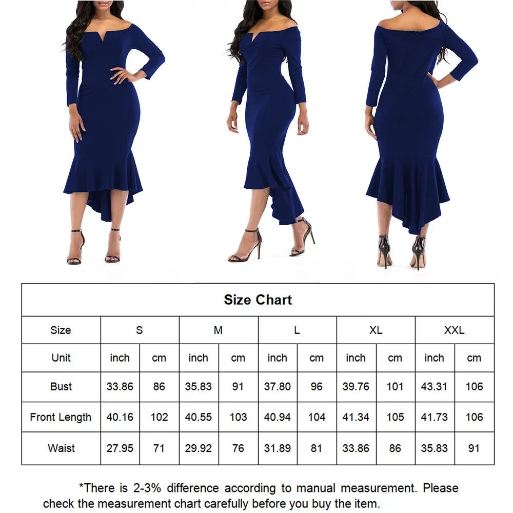 Party V Formal Long Sleeve Casual Women's Prom KISSMODA Neck Dresses Cocktail 3/4 Ball Bodycon Dresses Maxi Bridesmaid
