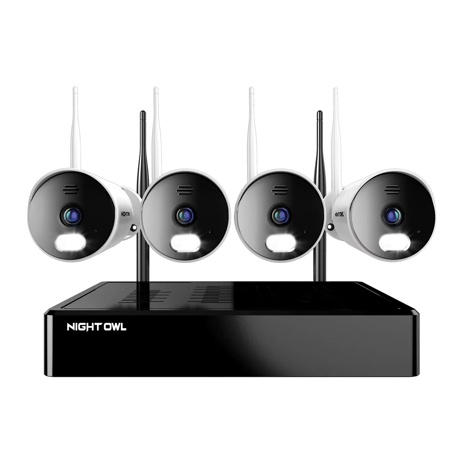 Wi-Fi Owl Cameras Night 1TB Drive NVR Channel with 4K Spotlight Wi-Fi 1080p 10 4 IP HD Hard and