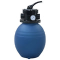 11.8" OWSOO Blue Sand 4 with Valve Pool Filter Position
