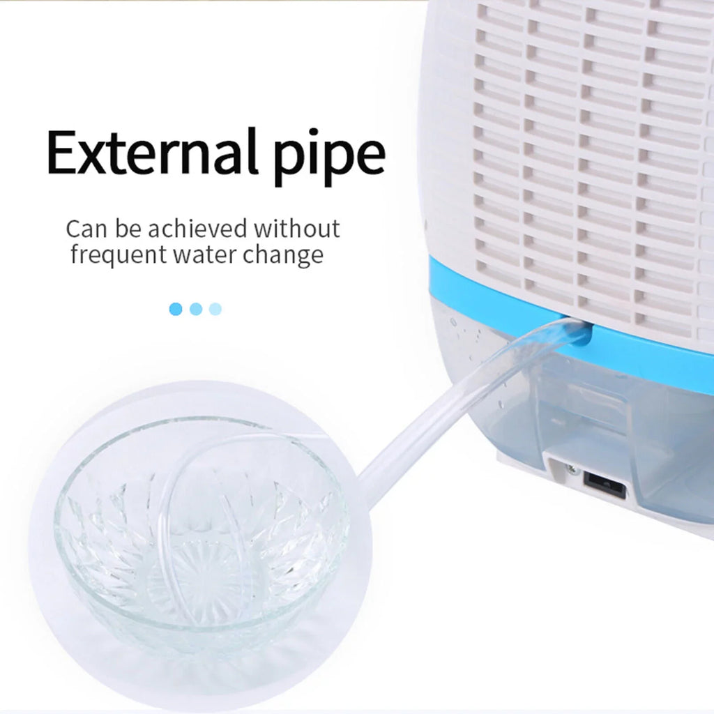 Air Dehumidifier Bedroom Dryer Remote Home Moisture Control Damp Free 500ml Mini