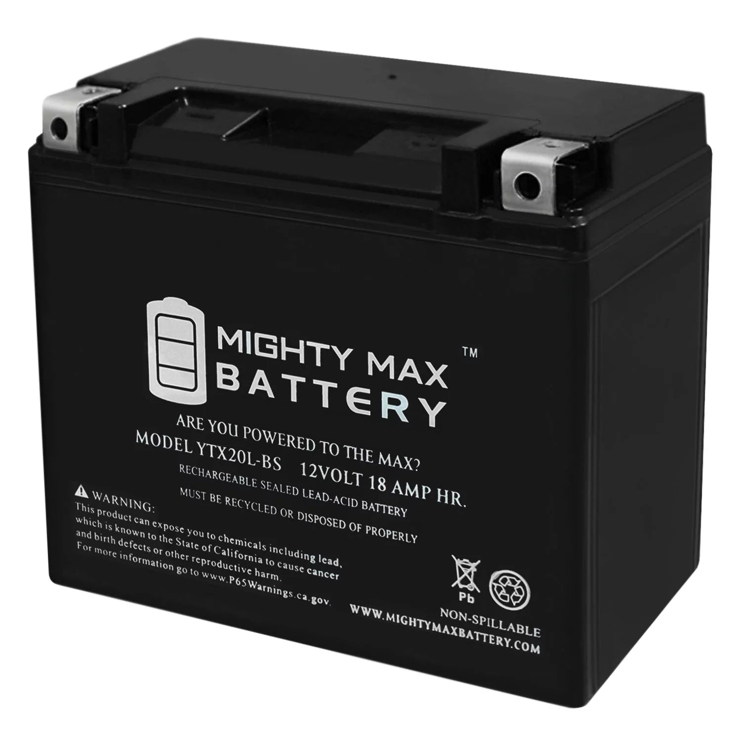 Nighthawk Replaces YTX20L-BS Kawasaki Ski 96-03 CB450SC 1100 Jet