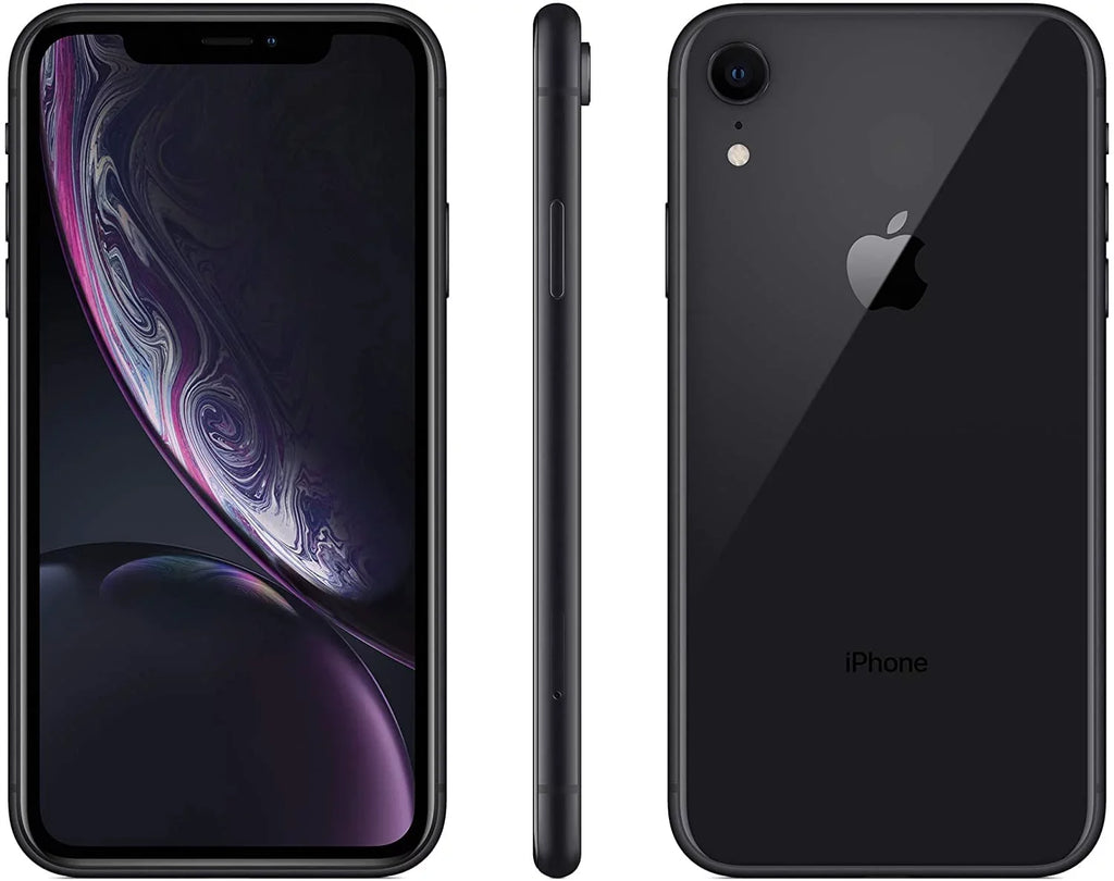 iPhone Box Unlocked) (Refurbished) Apple 64GB (Fully Black A1984 Gift Restored w/ XR