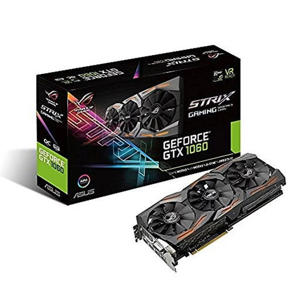 Card - Strix-Gtx1060-O6G-Gaming Asus STRIX-GTX1060-O6G-GAMING Graphics
