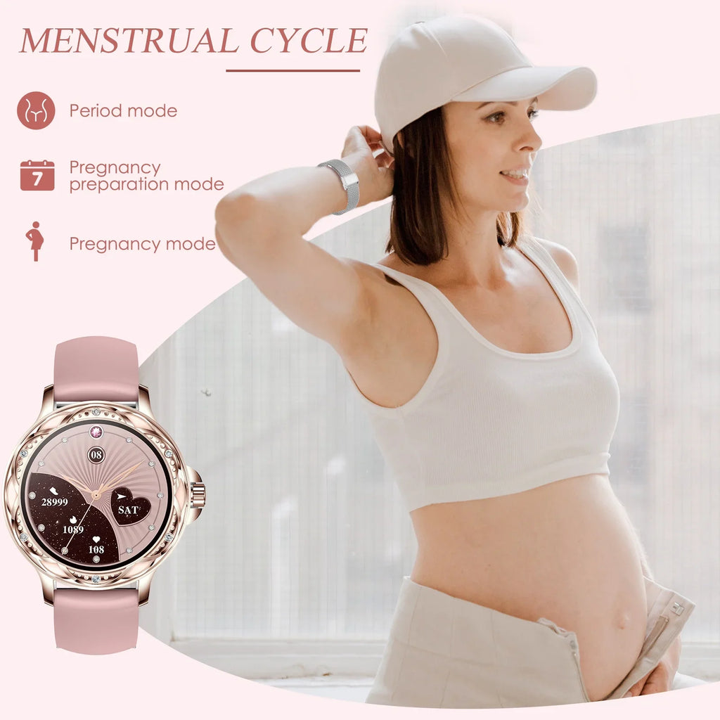 Women Smartwatch HD Lightweight for Android (Answer/Make VOPOCO 1.2" Watch iPhone Sports for Calls) Smart Screen