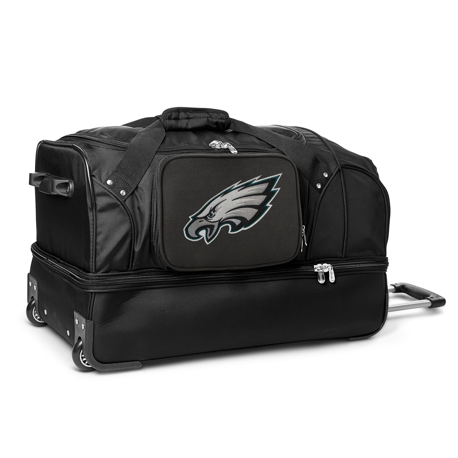 Drop Bottom 2-Wheel Eagles Black Rolling Philadelphia 27'' MOJO Duffel Bag