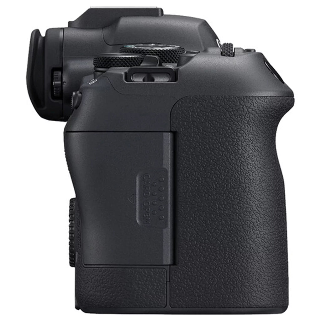 Mirrorless + Flash EOS Mark 64GB + Lens Accessory with RF + SanDisk + + EF 75-300mm Memory 24-105mm II Case ZeeTech Canon R6 LED Bundle Card Camera