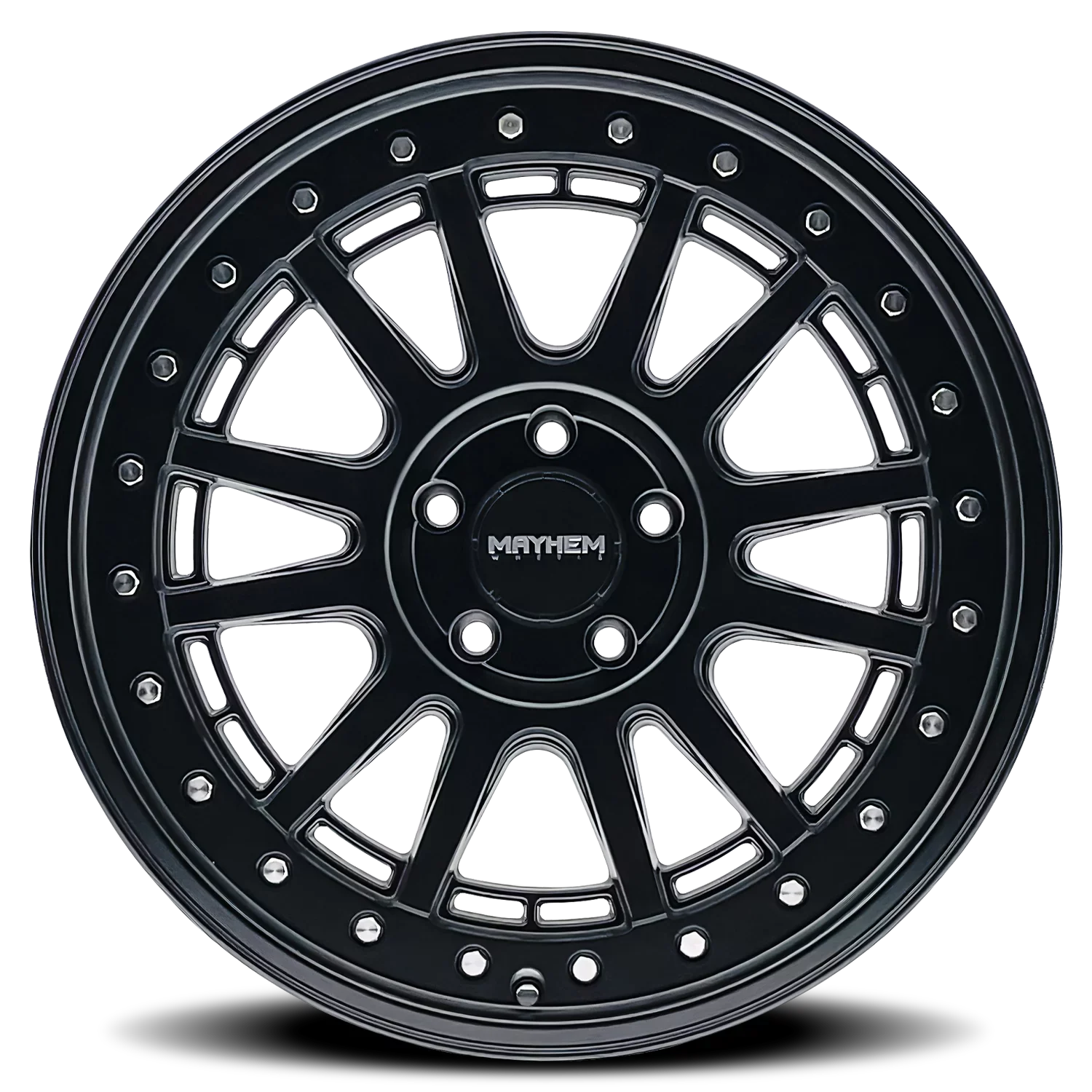 Compass 20x9 Matte Mayhem (0mm) 6x5.5 8305 Black Wheel