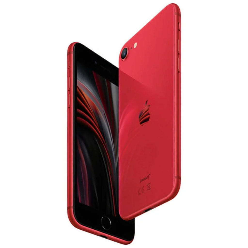 Red (Refurbished) Restored iPhone SE (3rd (Fully 128GB A2595 Gen) Apple Unlocked)