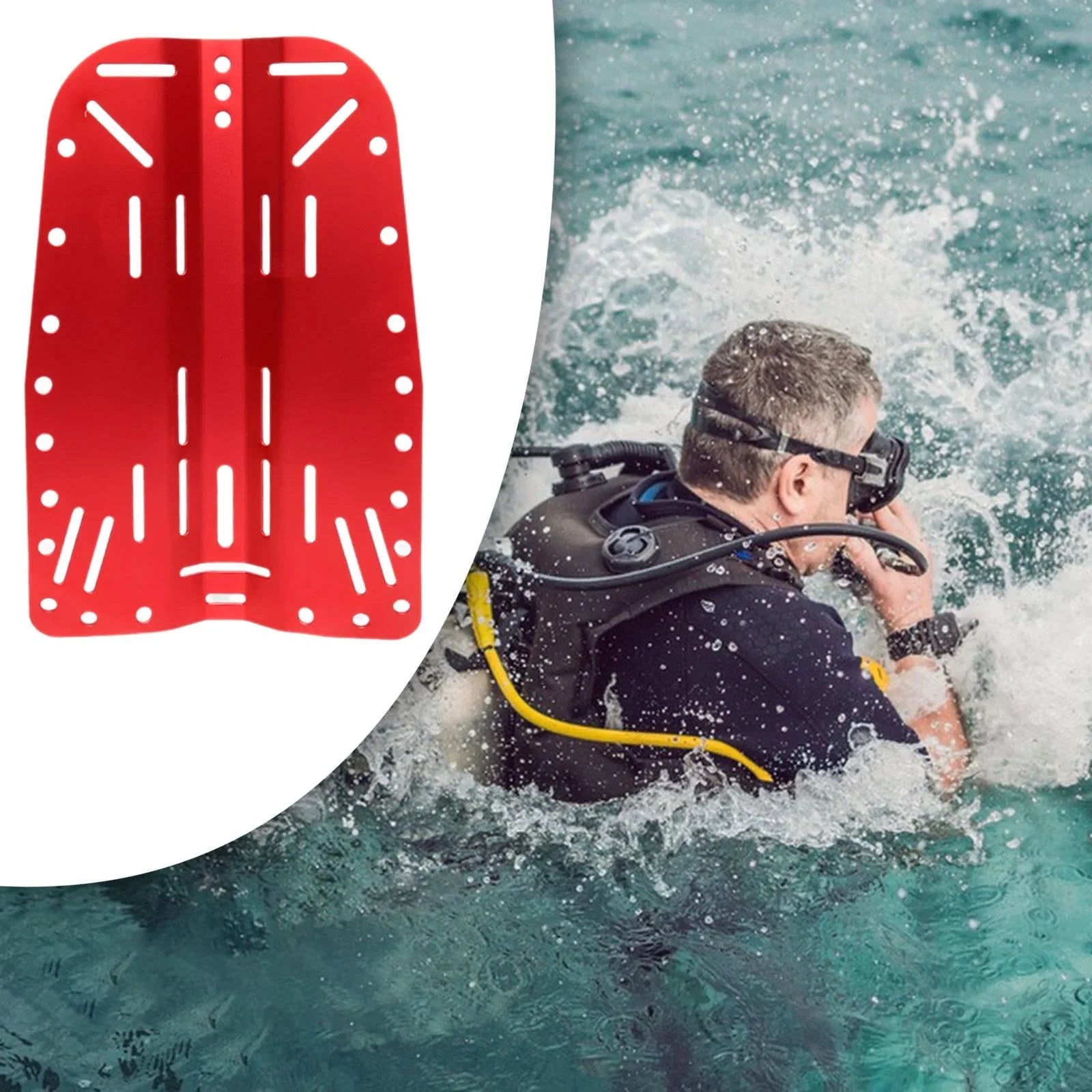 Diver Diving Snorkeling BAOSITY Scuba Universal Backplate Plate Gear BCD Lightweight