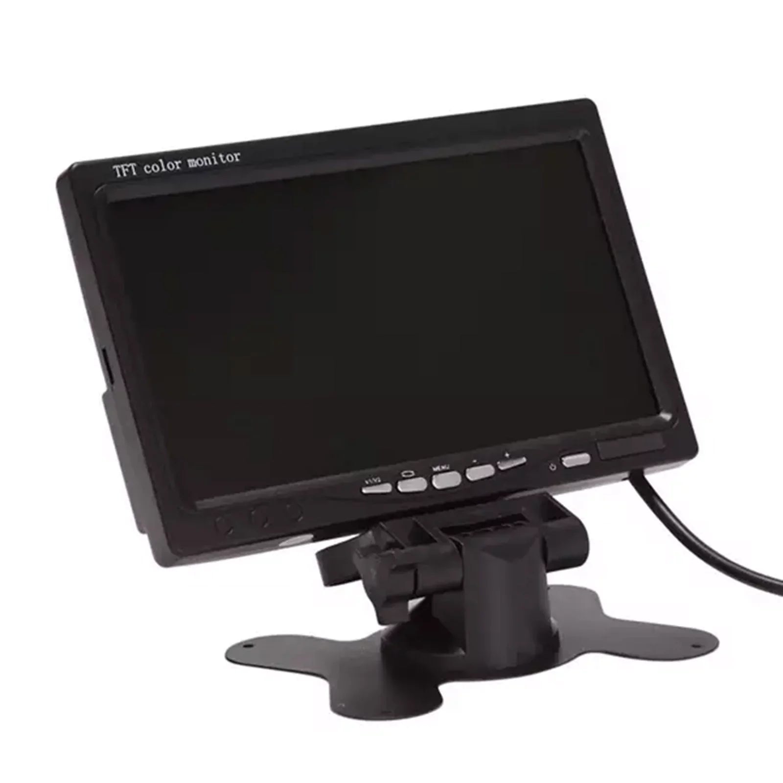 Screen View Reverse For Inch Monitor HD Display 7 Backup RV Bus TFT Trucks Car Input Built-in Monitor 1024x600 AV Rear Camera HD Trailer Display Speaker Screen