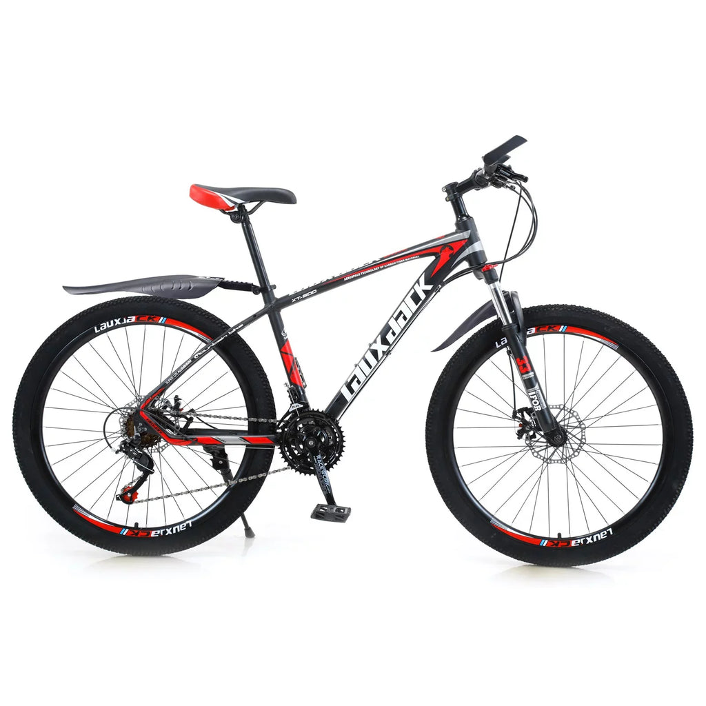Bicycle 27.5" Lock+Air Bikes Speed Adults 21 Pump Mountain MTB+Bike Wheels