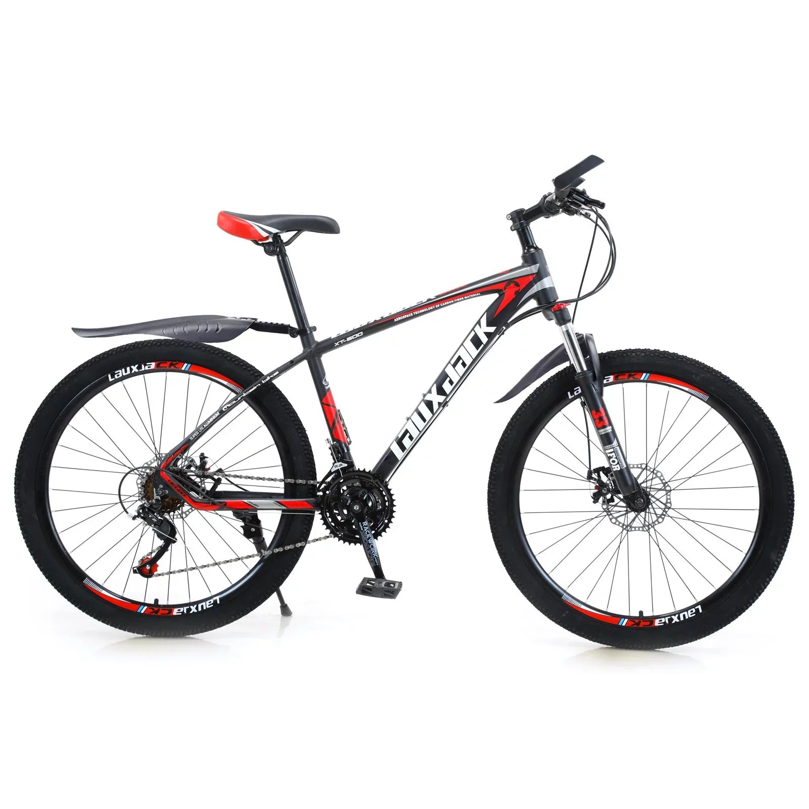Bicycle 27.5" Lock+Air Bikes Speed Adults 21 Pump Mountain MTB+Bike Wheels