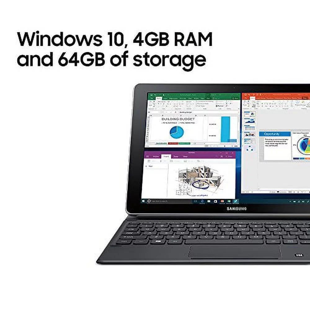 SSD 10.6" Silver Restored Samsung (Refurbished) Galaxy 64GB WIN10, Tablet 2.6GHz SM-W620NZKBXAR 4GB Book