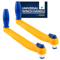 and Handle, Oceans and Winch Lightweight Universal Handle, 8" - Blue, Plastic Reinforced 2-Pack Strong, Winch Fiberglass Five Orange FO86-M2 Sailboat Floating Mechanism, Lock?in