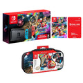 and Switch Bundle: 32GB Joy-Con and 8 Mario Console,Super Super 8 Kart Nintendo Red Kart Deluxe Improved Deluxe Travel Battery Blue Life Case Mario