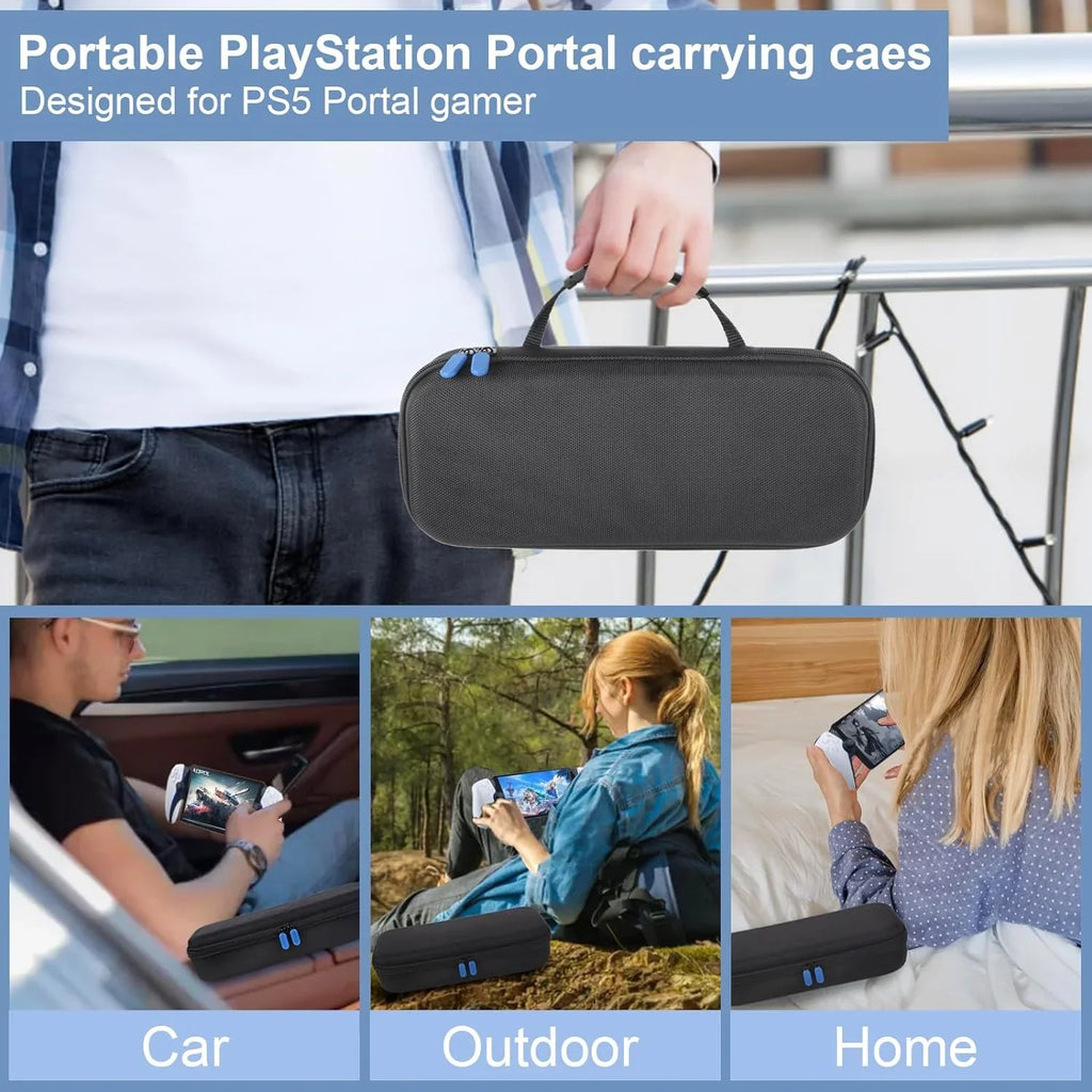 Carrying Uberwith Console for Fit for Portal,Portable PlayStation handheld Shell Case Consoles,EVA Case Storage Carry ps5 Pouch Portable Remote Hard Travel PS Case Streaming Storage portal Game