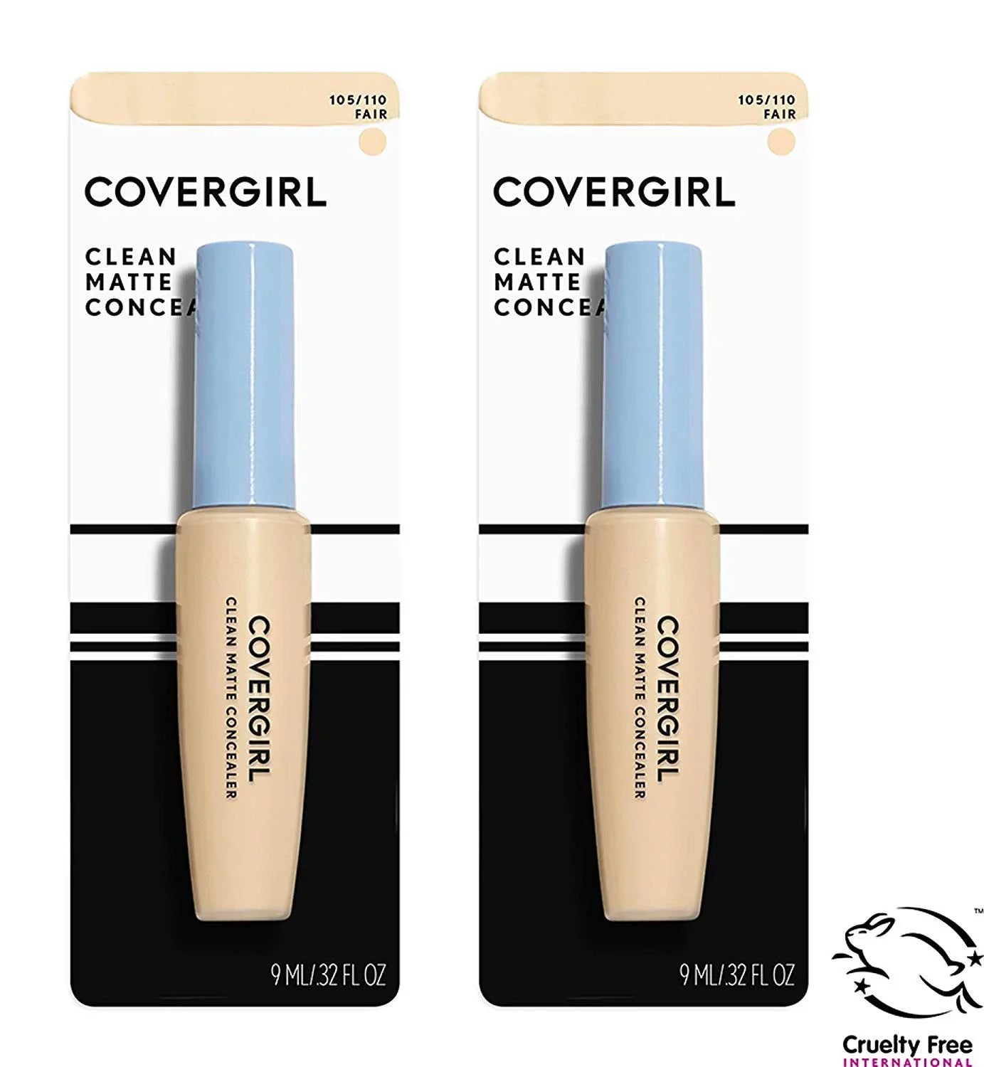 Duo: Oz, a Radiant - Coverage Fl 110, Achieve Clean Matte Covergirl Fair Flawless Concealer, 0.37 2 Complexion! Count