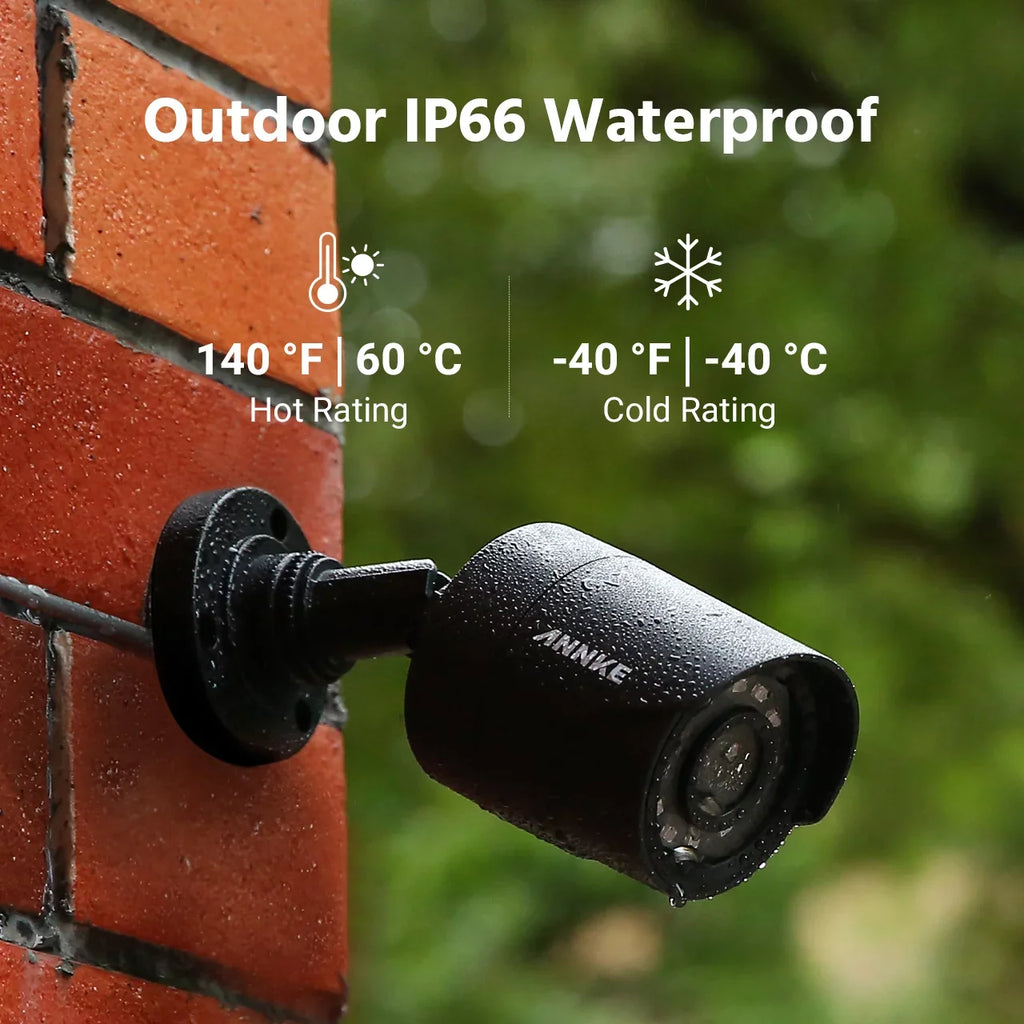 ANNKE Hard Surveillance Bullet Outdoor 2T 8CH 4PCS System Disk Camera Camera Drive With 1080P Surveillance Weatherproof System Kits