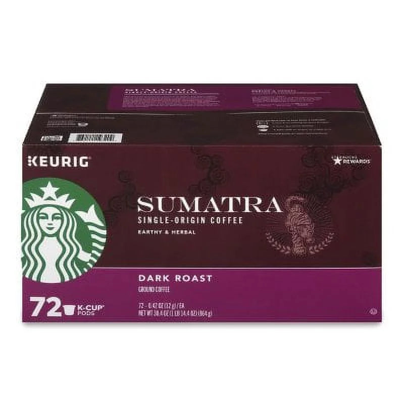 ct.) Starbucks (72 Sumatra K-Cups Coffee Single-Origin