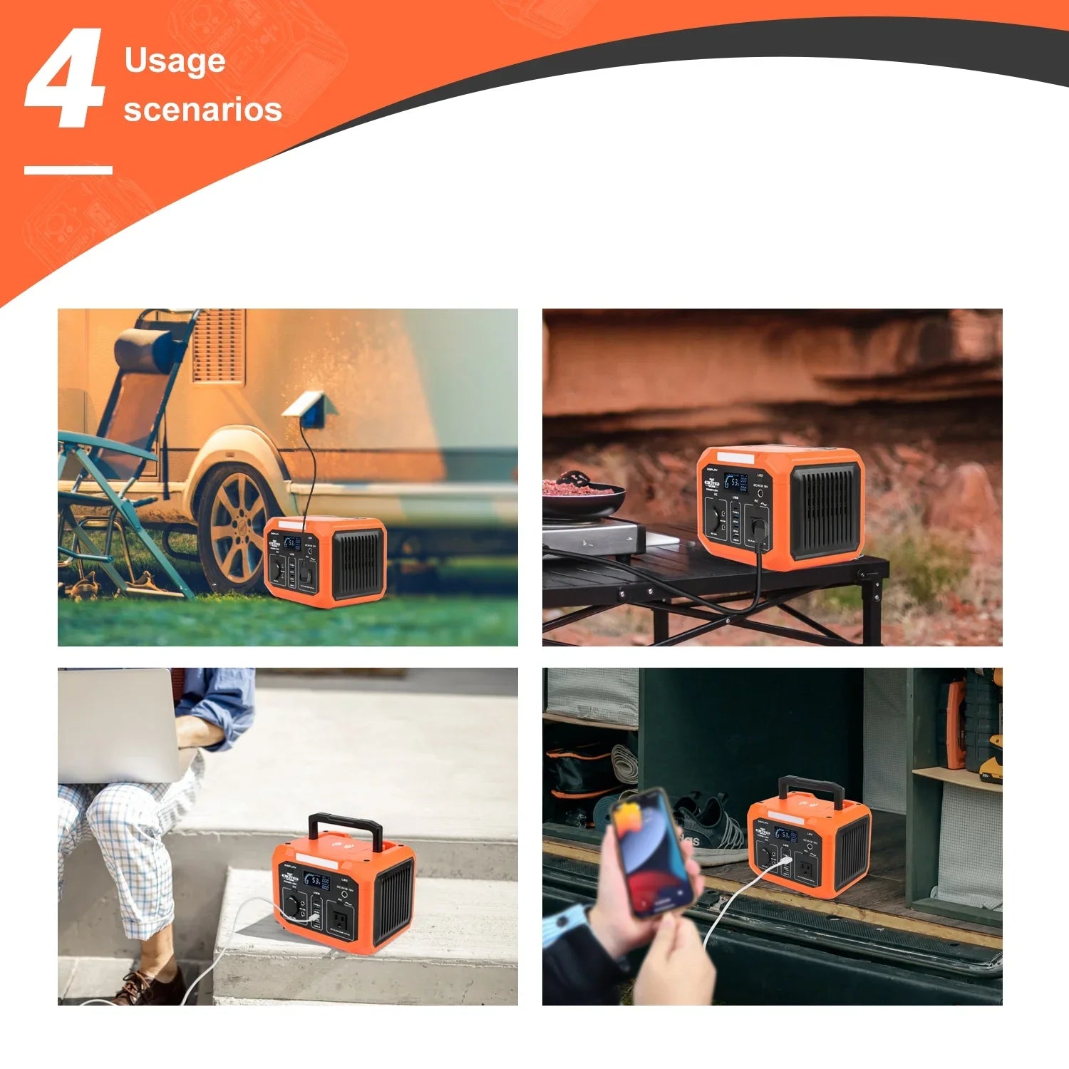 110V Travel Lithium Emergenc Station for with Outdoor (500W Surge),299.5Wh/83200mAh and Outlet Generator Battery Portable EXCITED AC and Wireless Camping,RV Charger,Solar Power WORK 350W Home Backup