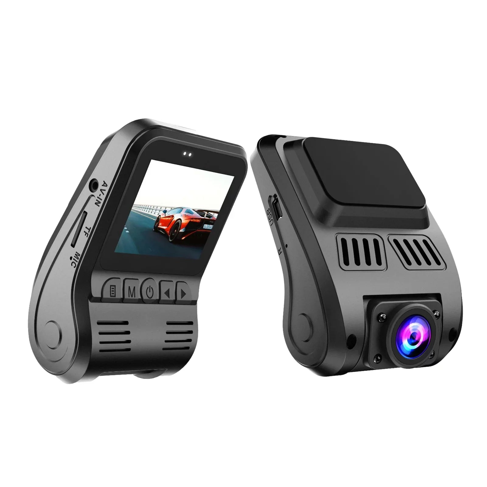 Recording, - Enhanced - Car Cam Camera and Exposure, Multiple Hidden 720P Recorder Safety Dual Driving Rear Front Loop - Camera with Shake and Dash 1080P Resistance