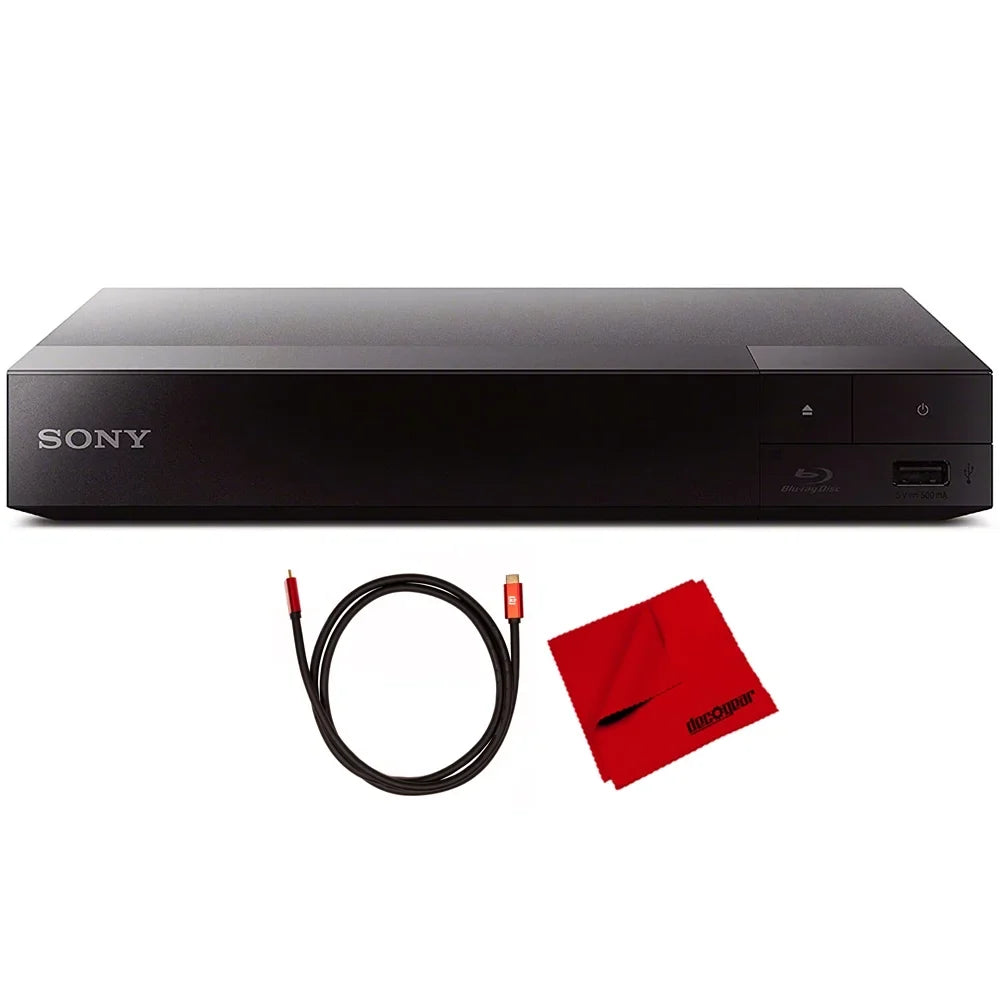 6FT Copper 4K Pure HDMI 2.0 Cleaning Sony Microfiber Universal with Blu-Ray Conductors with Bundle Player Deco Streaming WiFi Disc 28AWG with Cable Gear and BDPBX370 Cloth