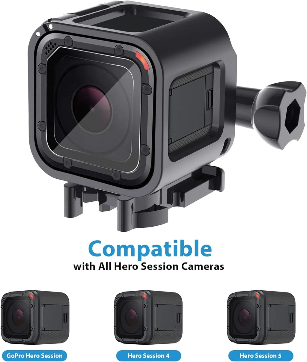Case Session, Hero GoPro Shell for Session, Upgrade 4 Mount Mount Housing Hero Holder Housing Frame 5 Protective Frame