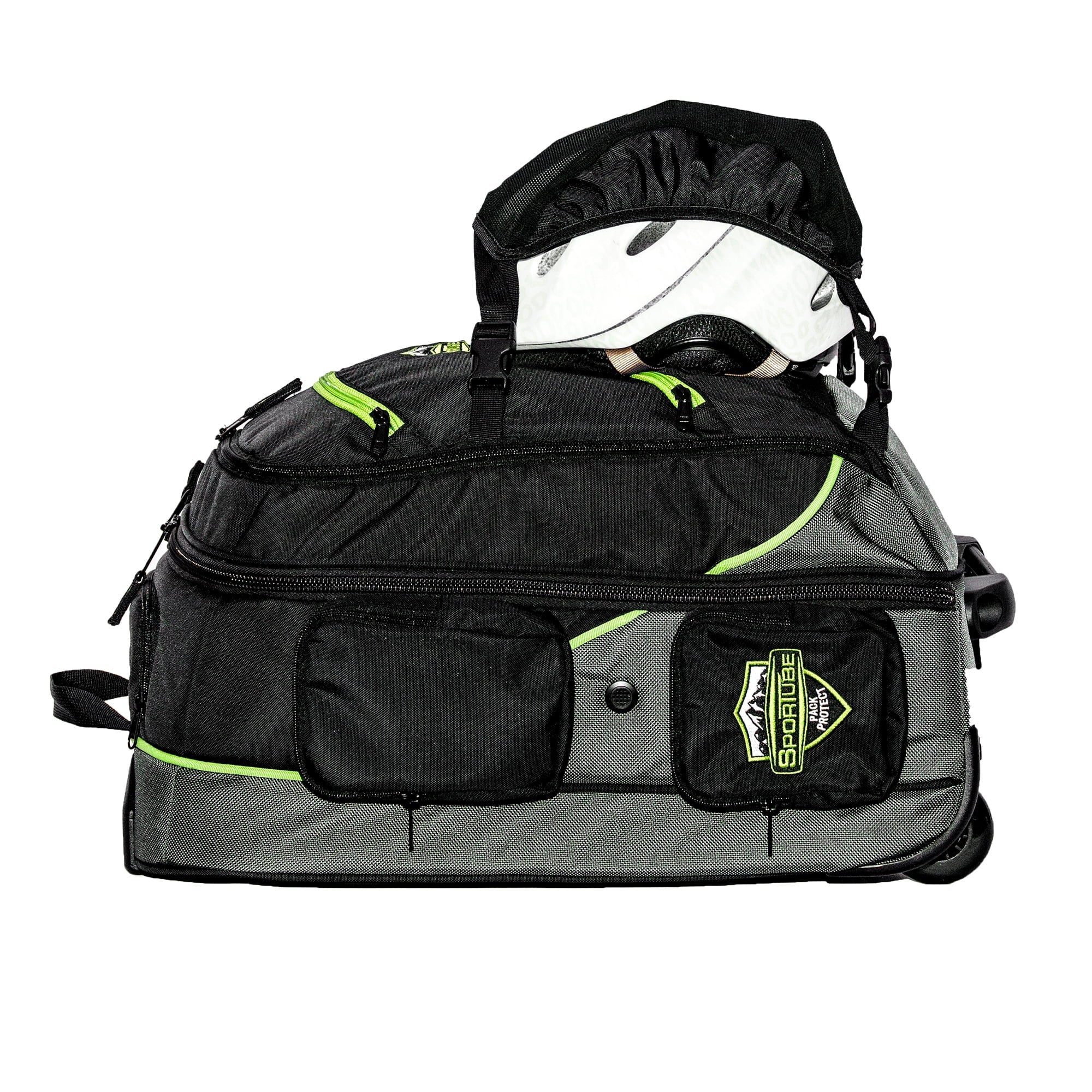 Bag, Boot Wheeled Green Sportube & Carry Cabin On Gear Cruiser Padded