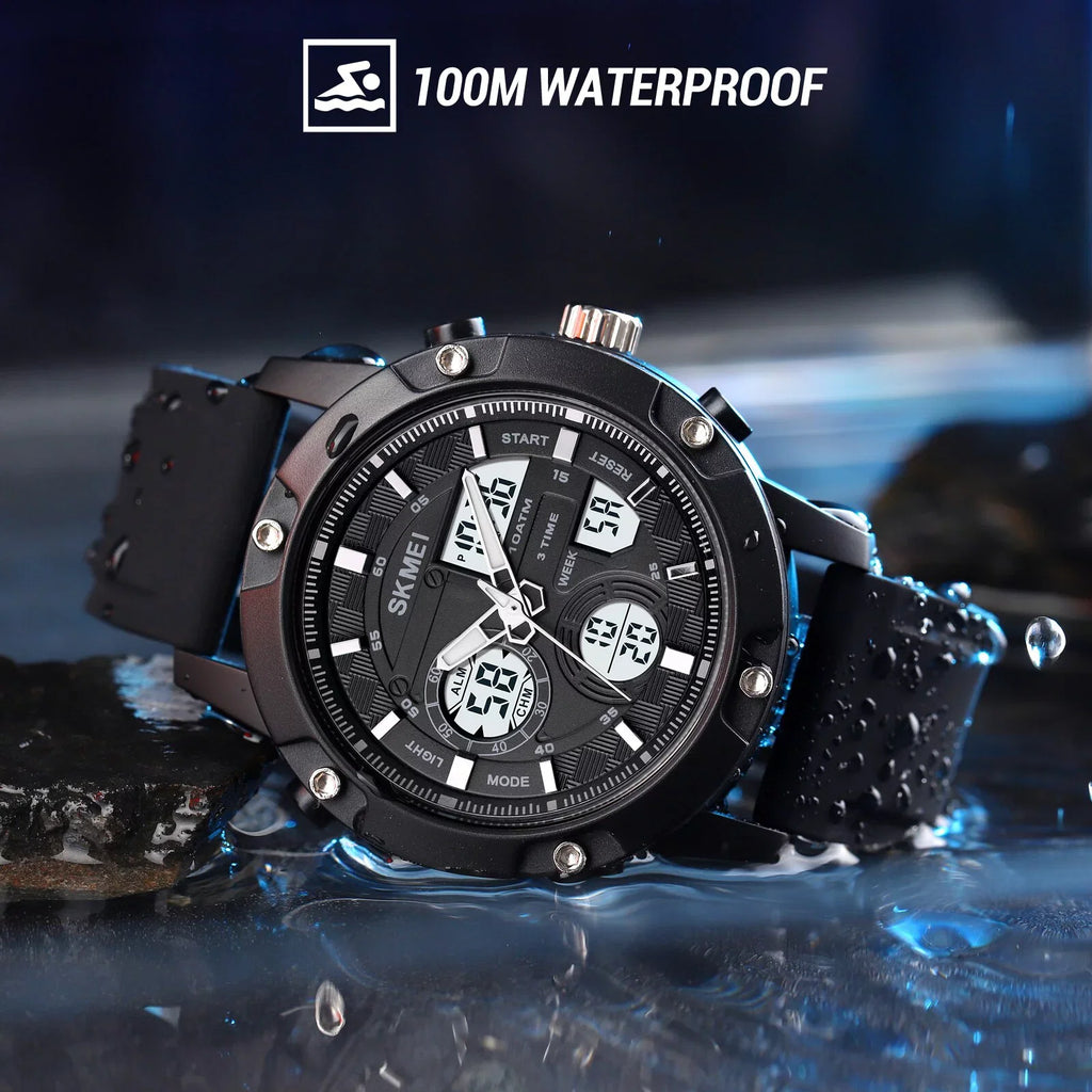 Count Men's Light Down Original Fashion Wristwatches Digital Watches Skmei Clock Waterproof Led - Man 100bar Brand Wristwatch Sport Luxury Top Watch