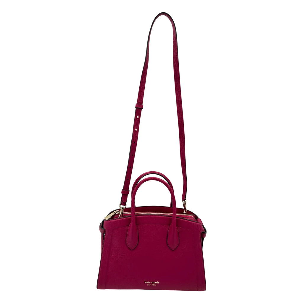 Medium Multi Top Renaissance Satchel Rose Colorblocked Kate Knott Zip Spade -