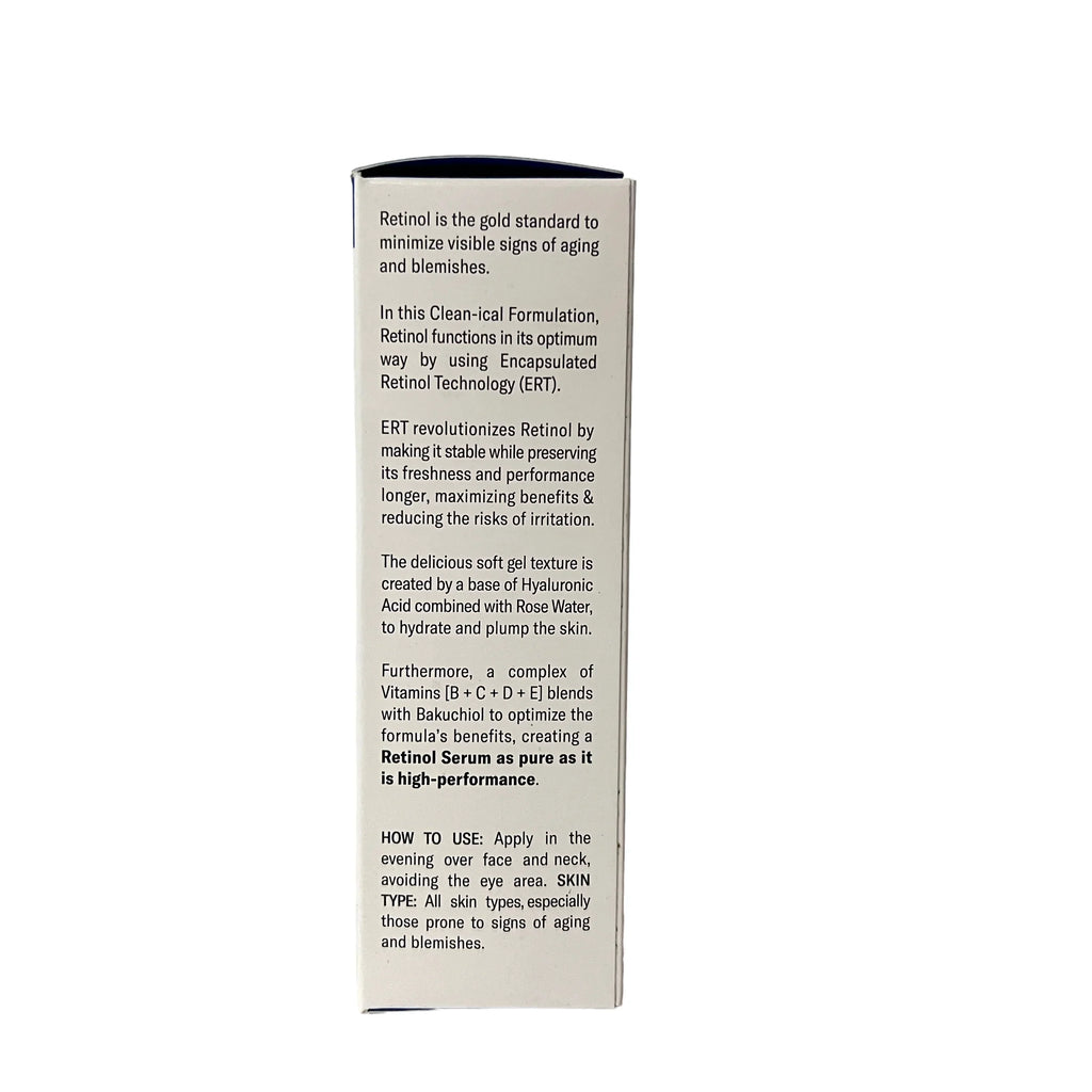 1 Odacite oz + Acid Retinol Serum fl Hyaluronic Renewing Forumaltions Clean-ical