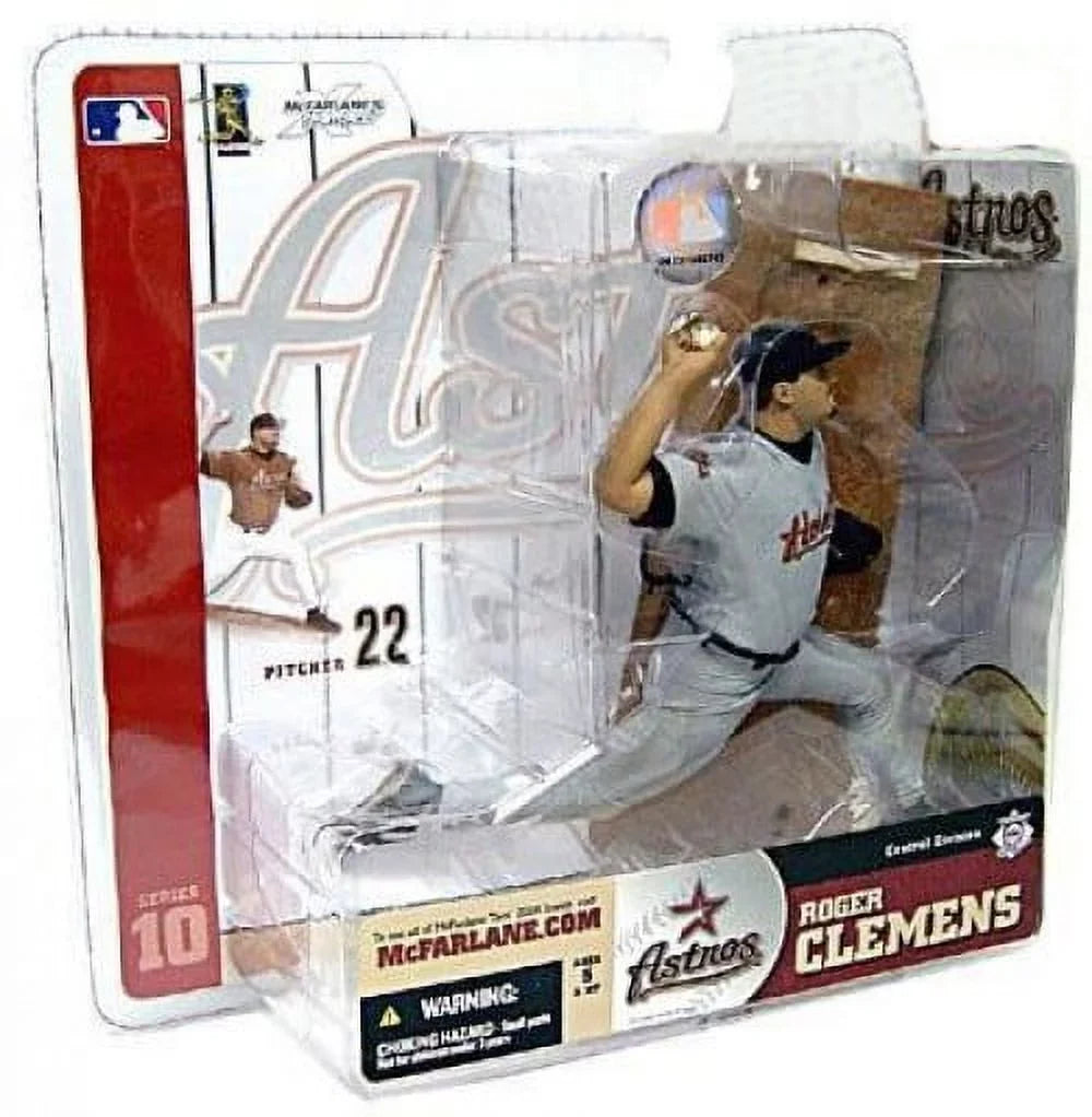 (Gray Figure Roger 10 Series Clemens MLB Jersey Picks Sports Action Variant) McFarlane