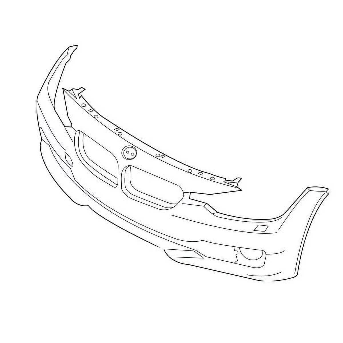 Bumper w/o Pkge 3-Series Assembly For 51117293014 M 12-15 BM1000264 Front Cover