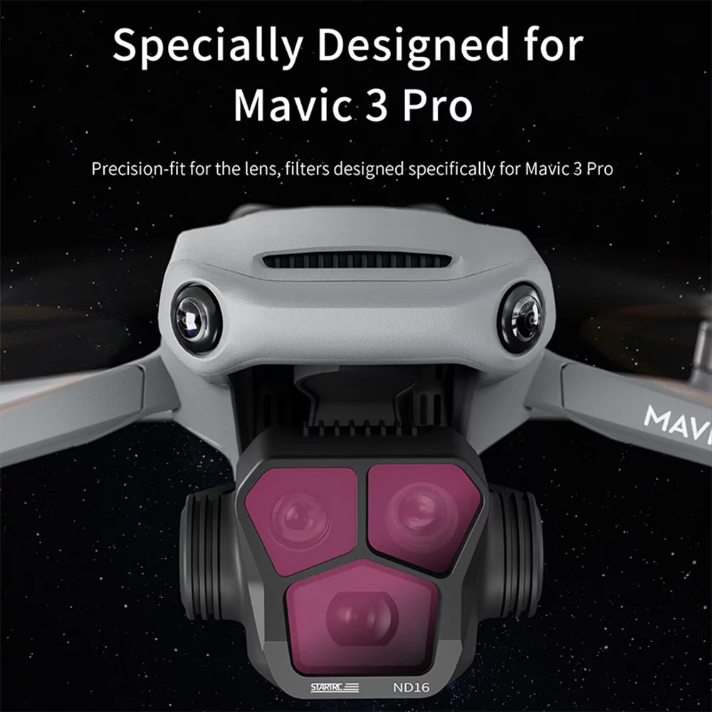 4-Pack Light ND8/16/32/64 Mavic Pro DJI Filter Lens Filter Dadypet Set - for 3