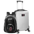 Carry-On Boston Deluxe College Silver 2-Piece Backpack - and Set Eagles