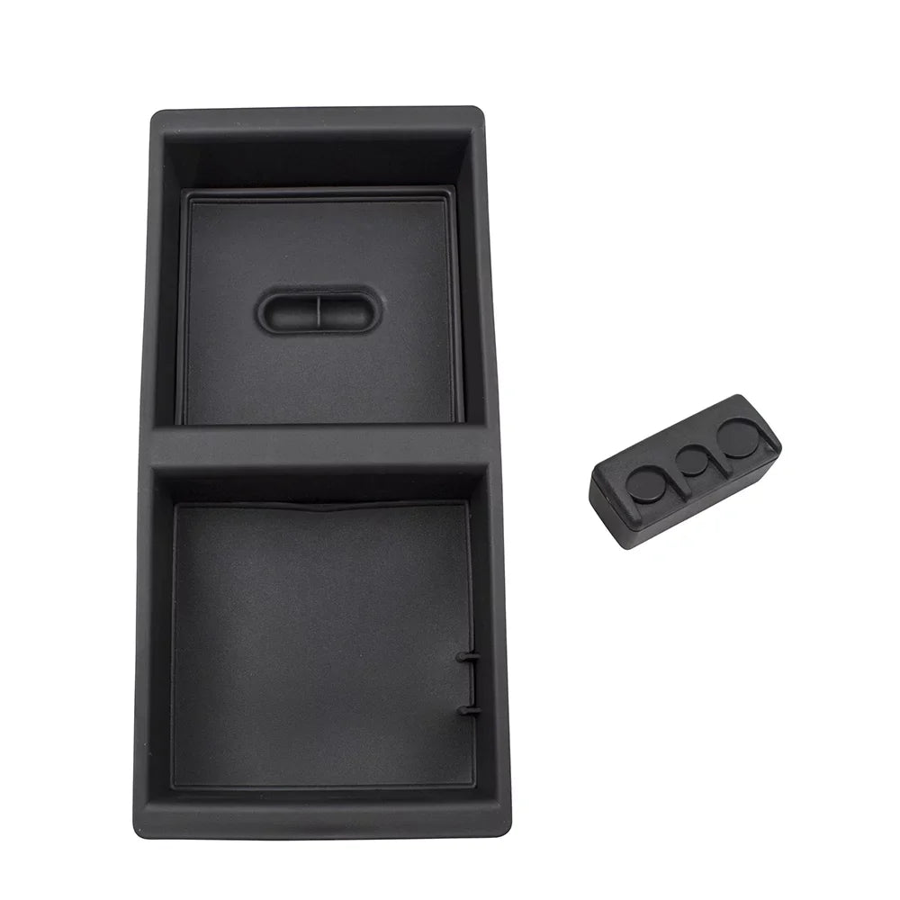 15-19 with XL 10436137 Yukon Replacement & 22817343 Compatible 14-19 Console Brock Tahoe w/ Coin Suburban Organizer Front Silverado/Sierra Center Holder Insert