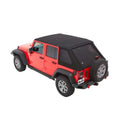 Current, Jeep Bestop Years Wrangler Model Trektop Black JL, Twill a 2018 (56863-17) for 4-Door to