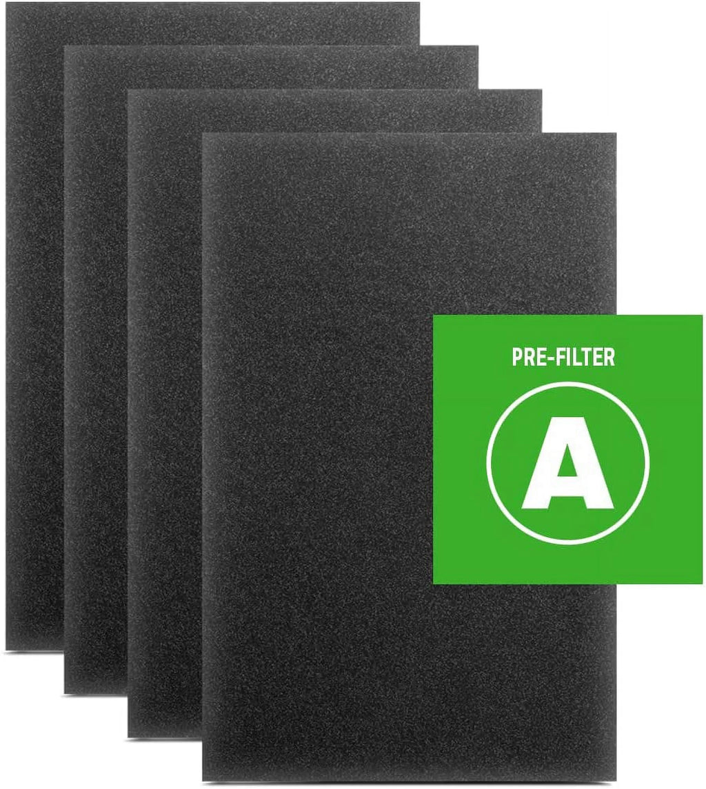 HRF-A300 & Carbon - Purifiers 12 Pre-filter Honeywell HPA5300 HPA300, Air for Pre-Cut Quantity 4-Pk.