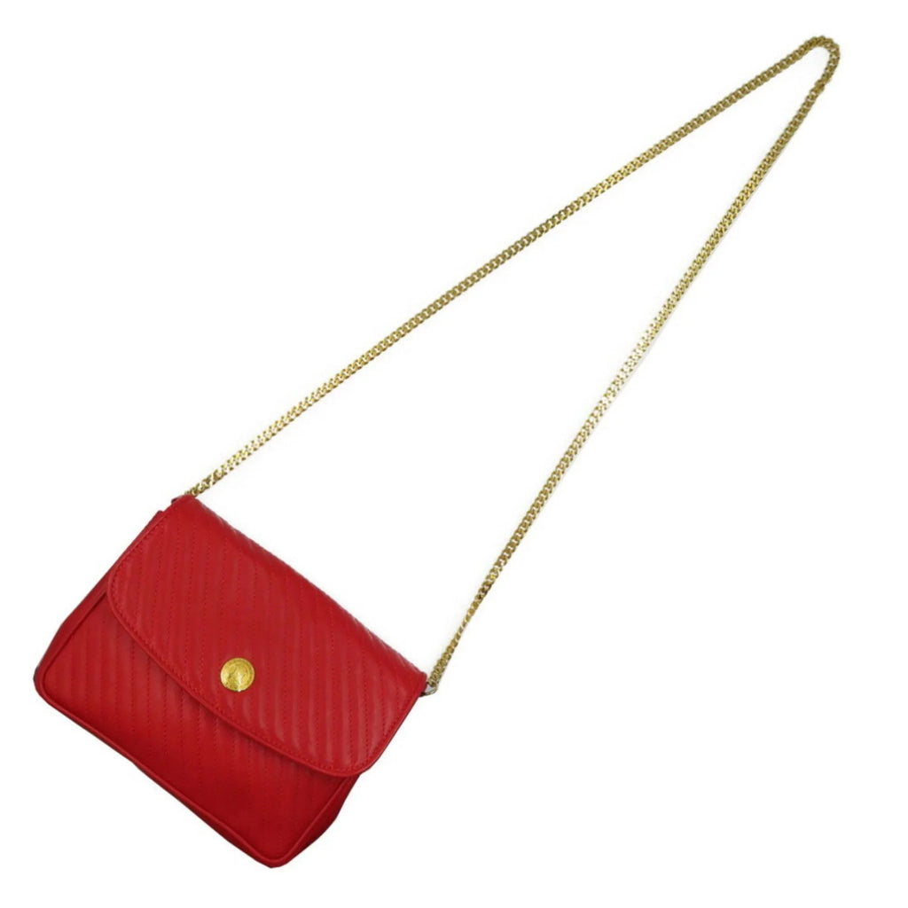 red Pre-Owned Celine (Good) bag leather shoulder chain