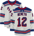 58 - 2022 First May Round vs. of Game-Used the 7, Playoffs #12 During the Stanley Round Worn 13, Penguins New 2022 York Fanatics - Size Nemeth Pittsburgh Jersey Patrik Rangers and Cup White 1 9 on