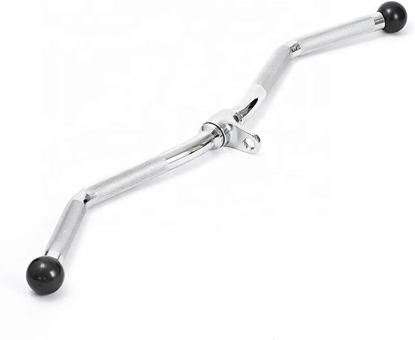 Hanger, Attachment, Accessories Machine Attachments, Down Curl with Lat Machine Pulldown Down Pull Tricep Knurled Lat Grip Cable 30" Long Bar Revolving Press Lat Cable Equipment Bar & Gym Bar