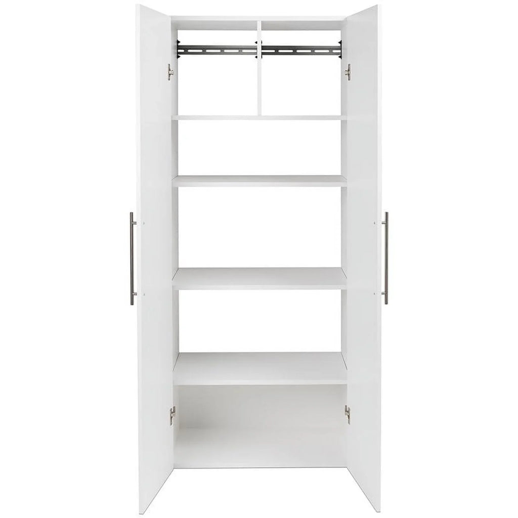 Wall Cabinet Large Garage Mounted 90" Set in Pemberly White Piece Row 3